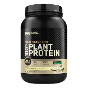 Optimum Gold Standard 100% Plant-Based Protein - Creamy Vanilla - 20 Servings