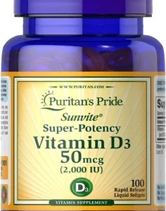 Vitamin D3 50 mcg (2000 IU)