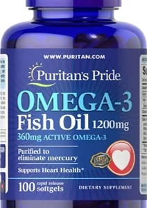 Omega-3 Fish Oil 1200 mg (360 mg Active Omega-3)